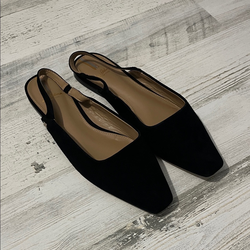 Sam Edelman Connell Black Slingback Flats Size 7.5 - Picture 2 of 9